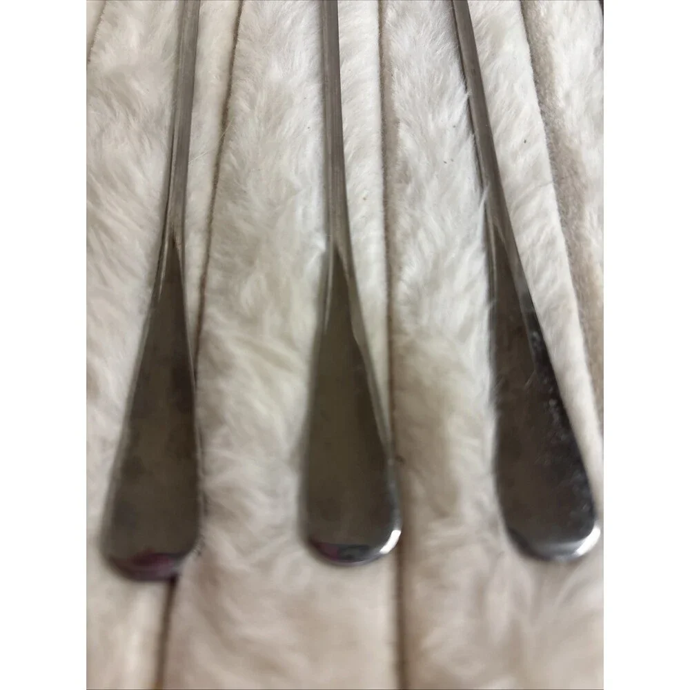 Set of 5 Stainless Steel Long Handle Iced Tea Spoons - Beverage Dessert Stirrers